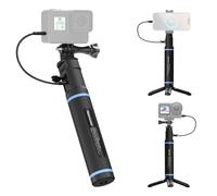 Newmowa 10000mAh Empuñadura Cargador Portátil, Trípode Portátil Carga PD/QC para Cámara Digital,GoPro Hero 13/12/11/10/9/8/MAX/7-3, DJI OSMO Pocket 3/Action 6/5/4,YI Cámara de Acción, Insta360 & Phone