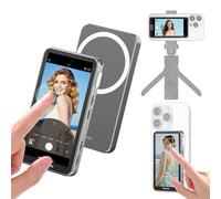 Newmowa Monitor Táctil Magnético para Teléfono Selfie Vlog,con Zoom,Grabación Inalámbrica 1080p,Cámara Trasera para Selfie vlog TikTok,Compatible con iPhone(Grabación 4K30fps Solo para iPhone 15/16/17
