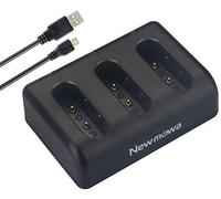 Newmowa NP-BX1 3 Canales USB Cargador para Sony NP-BX1/M8 NP-BY1,ZV-1 RX100 | Compatible con Sony ZV-1F,ZV-1 II y Cyber-Shot DSC-RX100, II, III, IV, V, VI,VII,WX500,WX350,WX300,HX50V,HX60V,CX405