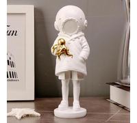 Newmyth Figura de Resina de Buzo de mar Profundo, Estatua de niña de Banksy Graffiti, Arte Creativo Moderno, Escultura de Escritorio, Manualidades, decoración de Sala de Estar