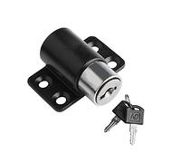 NEWNAN1 Uds. Cerradura De Puerta Con Tornillo Para Patio, Ventana Corredera, Llave De Empuje, Protección De Aleación De Aluminio, Cerradura De Seguridad De Puertas Con Llaves,Negro