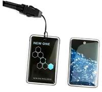 NEWONE Quantum Card Tarjeta cuántica Tarjeta Nume con iones Collar Cadena de silicona, 54 x 34 mm, resina, sin piedras preciosas, 54*34mm, Resina, No es una piedra preciosa