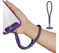 newplenty Cadena Corta Universal para Teléfono Móvil, Correa de Mano Ajustable con Cordón para Llaves, Antipérdida con Parche Ultrafino