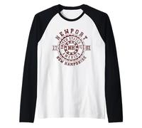 Newport NH | New Hampshire Camiseta Manga Raglan