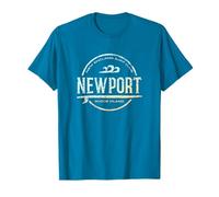 Newport Rhode Island - Newport Rhode Island Vintage Surf Camiseta