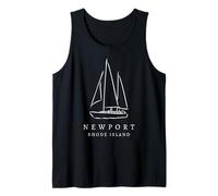 Newport Rhode Island Sailing Club Tourist Souvenir USA Hombres Camiseta sin Mangas