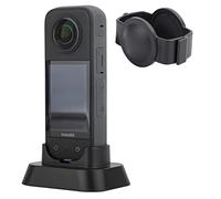 NEWQSING Cubierta de Lente de Cámara y Base para insta360 x3