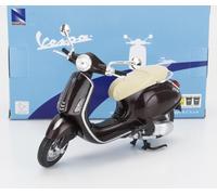 NEWRAY 1/12 MOTO PIAGIO AVISPA PRIMAVERA 2013 MARRÓN MODELO ESTÁTICO DIECAST