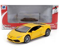 NEWRAY 1/24 LAMBORGHINI HURACÁN LP610 4 2014 AMARILLO MODELO ESTÁTICO DIECAST