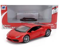 NEWRAY 1/24 LAMBORGHINI HURACÁN LP610 4 2014 ROJO MODELO ESTÁTICO DIECAST