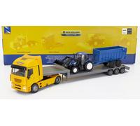 NEWRAY 1/43 CAMIÓN IVECO STRALIS 540 PISO C/TRACTOR T6.175 MODELO ESTÁTICO