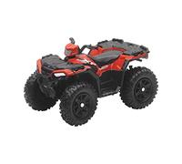 NewRay 2018 07363 Polaris Sportsman XP - Replica en Miniatura para vehículos Todoterreno - Modelo reducido de colección y Juego para los fanáticos de los cuádruple - Rojo