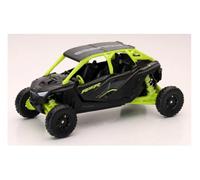 NewRay Polaris RZR Pro R Modelo fundido a presión, 5 pulgadas, negro y verde neón, 07393