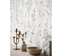 Newroom Lunara papel pintado TNT verde claro floral para dormitorio y salón - pared lavable 10,05x0,53m fabricado en Alemania se retira en seco