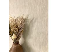 NEWROOM Papel pintado Beige Color Liso Tejido no Tejido - Moderno Crema Purpurina Estructura Monocromo Color Liso