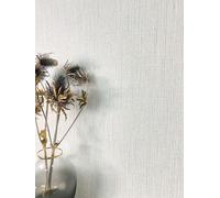 NEWROOM Papel pintado Gris Color Liso Tejido no Tejido - Moderno Gris Claro Estructura Look de lino Color Liso