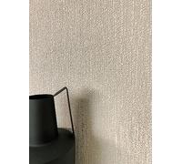 NEWROOM Papel pintado Gris Pardo Color Liso Tejido no Tejido - Moderno Beige Plata Estructura Brillo Color Liso
