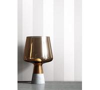 NEWROOM Papel pintado Gris Tiras Tejido no Tejido - Vintage Blanco Línea Moderno