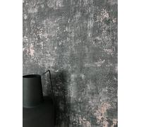 NEWROOM Papel pintado Negro Escayola Tejido no Tejido - Moderno Gris Oro rosa Concreto Metálico Industrial