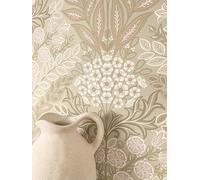 Newroom Papel Pintado TNT Beige Floral Jugendstil Dormitorio