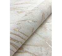 Newroom Tapete Beige Vlies Blumentapete - Romantisch Floral Rosen 3D Optik für Schlafzimmer Wohnzimmer