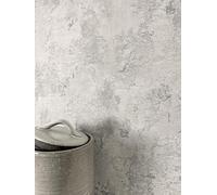 Newroom Tapete Grau Vliestapete Büro - Mustertapete Industrial Grau Putz Used Look Glanztapete Industrial Loft Tapete Rustikal inkl. Tapezier-Ratgeber