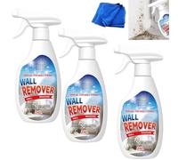 News - Spray limpiador de pared de acción rápida - Limpiador de pared multisuperficie muy eficaz para paredes pintadas, madera, azulejos, baños, cocinas y más (3 unidades)