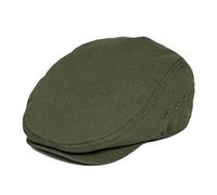 Newsboy Caps Gorra plana de verano Hombres Algodón Sombrero conductor(Green,61 cm)