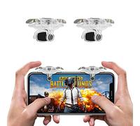 Newseego PUBG Mobile Phone Game Triggers,Trigger del Controller del Gamepad Regolabile Estensibile per Tutto il Telefono Sensibile Rapid-Fire Pulsante Trigger per PUBG-Transparente