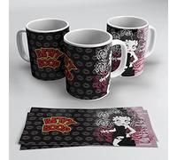 newseny Betty Boop Taza regalo para fans de la chica flapper más famosa - Regalo Taza de Betty Boop Merch, 320 ML (Betty Boop - Besos)