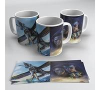 newseny Colección de Tazas Avatar 2 "El sentido del Agua - Regalo para Fans de Avatar (Taza Capacidad de 335ml) (luna y vuelo)