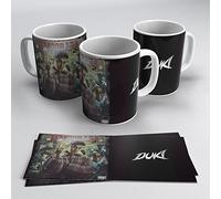newseny Duki merchandising Tazas - Duki Cantante tazas de Temporada de Reggaetón (Duki Merch Nombre Negro)