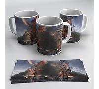 newseny Final Fantasy 16 Taza - Regalo Merch del Videojuego Final Fantasy XVI | Cerámica 350ml