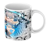 newseny Kimetsu no Yaiba taza de Tanjiro Nezuko y más personajes para fans anime y manga de Demon Slayer | Cerámica 355ml (Kimetsu no Yaiba - Inosuke)