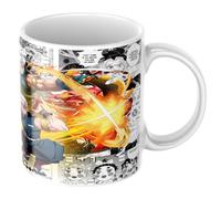 newseny Kimetsu no Yaiba taza de Tanjiro Nezuko y más personajes para fans anime y manga de Demon Slayer | Cerámica 355ml (Kimetsu no Yaiba - Tengen Uzui)