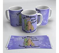 newseny Las mujeres ya no lloran las mujeres facturan - merch Shakira Taza 320ml Feminista (Lila)