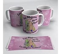 newseny Las mujeres ya no lloran las mujeres facturan - merch Shakira Taza 320ml Feminista (Rosa)