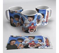 newseny Oliver y Benji Taza Campeones - Taza regalo para fans de Oliver y Benji (Captain Tsubasa) Serie Manga Anime | Cerámica 355ml (Campeones)