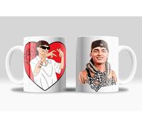 newseny Peso Pluma merchandising Tazas - Peso Pluma Cantante tazas de música Reggaetón | Cerámica 355ml (Peso Pluma Cantante)