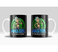 newseny Rick y Morty taza de Masters of the Multiverse - Taza de Rick Sánchez solo con espada - Para fans de la saga Rick and Morty |Cerámica 355ml