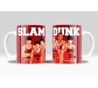 newseny Slam Dunk | Taza anime de Slam Dunk diseño minimal - Slam Dunk Merchandising | Cerámica 350ml