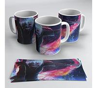 newseny Taza Anime de Tokyo Ghoul - Ken Kaneki | Cerámica 355ml (Ken Kaneki-Arcoiris)