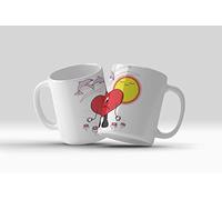 newseny Taza Bad Bunny y si el dia se pone feo tu me lo haces bonito - Regalo para fans de Bad Bunny (corazonsinletra)