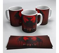 newseny Taza de Diablo 4 - Regalo para gamer fan de la saga DIABLO | Cerámica 350ml