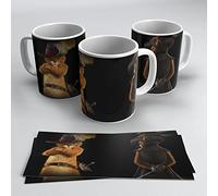 newseny Taza de El gato con botas 2: el último deseo - Regalo para fans del cine (el gato con botas (Doble Negro)