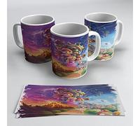 newseny Taza de Super Mario Bros: La película - para fans de la saga Mario | Cerámica 350ml
