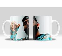 newseny Taza Eladio Carrion: ¡Dale ritmo a tus mañanas! - Merch Eladio Carrion Taza regalo para fans del Reggaeton | Cerámica 355ml