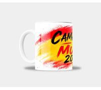 newseny Taza España Campeones del Mundo 2026 | Taza Cerámica 330 ml | Diseño Original Viva España | Regalo para Aficionados al Fútbol | Apta para Microondas y Lavavajillas