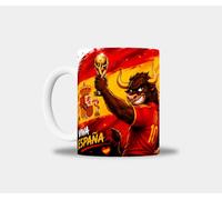 newseny Taza España Campeones del Mundo 2026 | Taza Cerámica 330 ml | Diseño Original Viva España | Regalo para Aficionados al Fútbol | Apta para Microondas y Lavavajillas