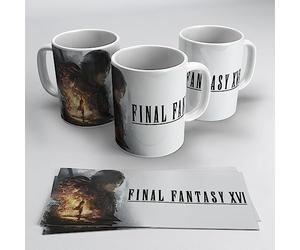 newseny Taza Final Fantasy XVI - Merch para fans de la saga Final Fantasy | Cerámica 355ml